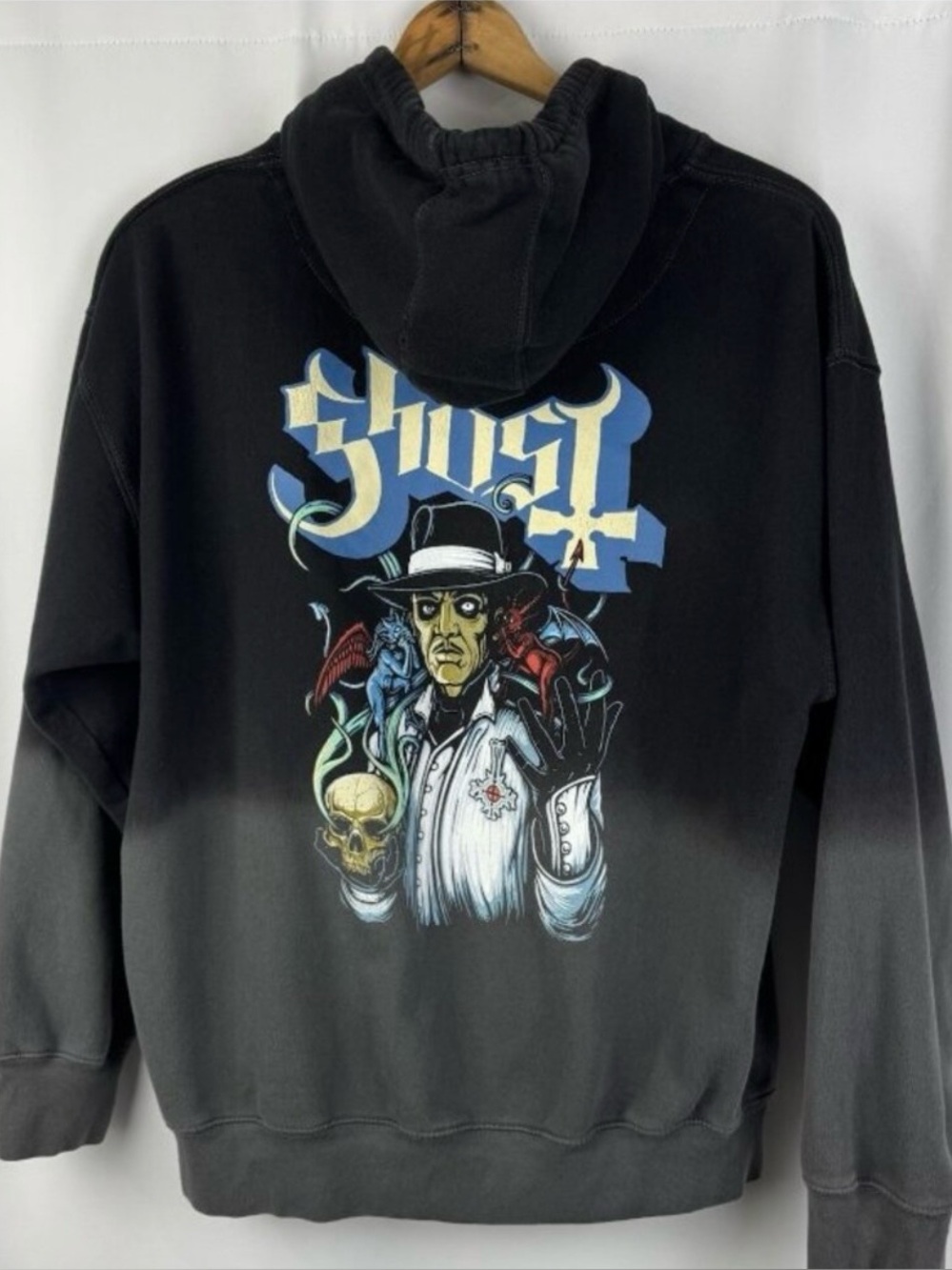 Ghost Band Hoodie Mens XL Papa Emeritus IV Graphic Pullover Sweatshirt READ